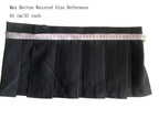 Sexy Adjustable Mini Skirt Black A-Line Pleated Skirt Low Rise Waist Ruffled Skirt Micro Mini Skirt Women's Club Wear Outfits - SS69