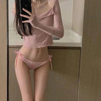 Sexy Bandage Lolita Panties Low Waist Lingerie Cute Claw Women's Briefs Low Waist Animation Underwear SS69