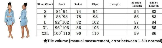 Sexy Denim Jean 2 Piece Skirt Sets Winter Outfits Y2K Streetwear Crop Tops Denim Fashion Jackets Coats Two Piece Skirt Set SS69