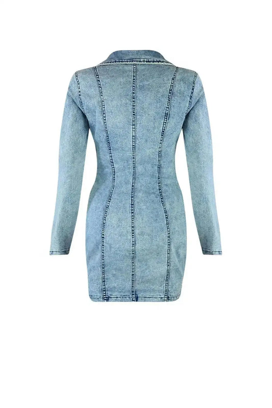 Sexy Denim Jean 2 Piece Skirt Sets Winter Outfits Y2K Streetwear Crop Tops Denim Fashion Jackets Coats Two Piece Skirt Set SS69