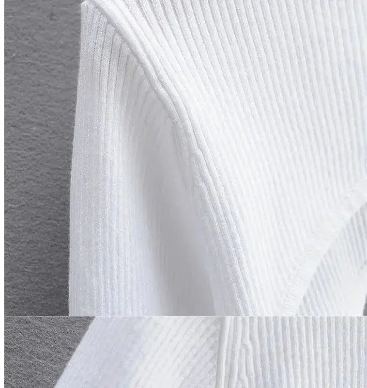 Sexy Elegant Super-Short Long Sleeve T-shirts Women's Cropped Top Ladies Solid Vintage Crop Top Spring Autumn Tees Female Blouse - SS69