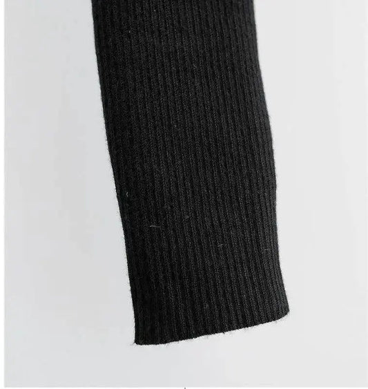 Sexy Elegant Super-Short Long Sleeve T-shirts Women's Cropped Top Ladies Solid Vintage Crop Top Spring Autumn Tees Female Blouse - SS69