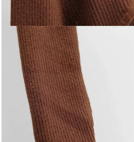 Sexy Elegant Super-Short Long Sleeve T-shirts Women's Cropped Top Ladies Solid Vintage Crop Top Spring Autumn Tees Female Blouse - SS69