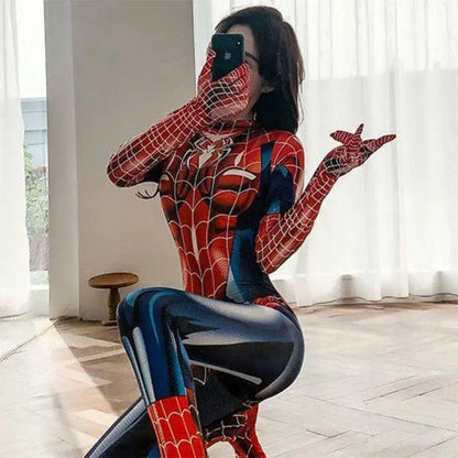 Sexy Spiderwoman Cosplay | Zentai Bodysuit for Women and Girls - SS69