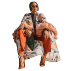 Japanese Kimono Yukata Kimono Coat Cardigan Fashion Blouse Women Long Cardigan Haori Traditional Kimonos Dress Shirt