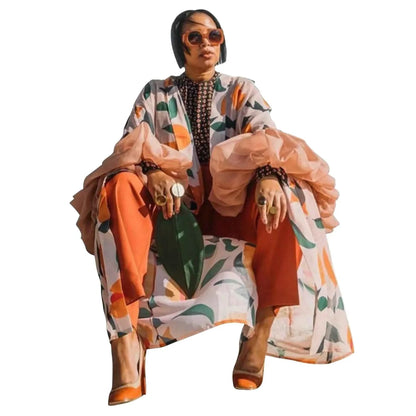 Japanese Kimono Yukata Kimono Coat Cardigan Fashion Blouse Women Long Cardigan Haori Traditional Kimonos Dress Shirt