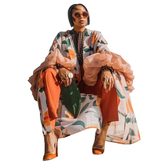 Japanese Kimono Yukata Kimono Coat Cardigan Fashion Blouse Women Long Cardigan Haori Traditional Kimonos Dress Shirt