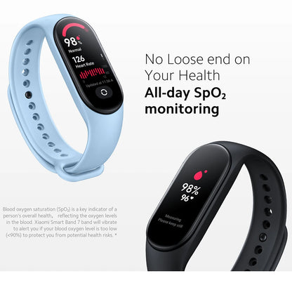 Xiaomi Mi Band 7 Smart Fitness Tracker, 1.62" AMOLED Display, 110+ Sport Modes