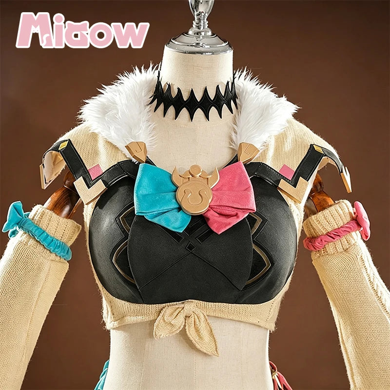 Game Genshin Varesa Cosplay Costume  Impact【XS-3XL】Miaow Costume High Quality Anime Cosplay Costume
