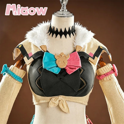 Game Genshin Varesa Cosplay Costume  Impact【XS-3XL】Miaow Costume High Quality Anime Cosplay Costume