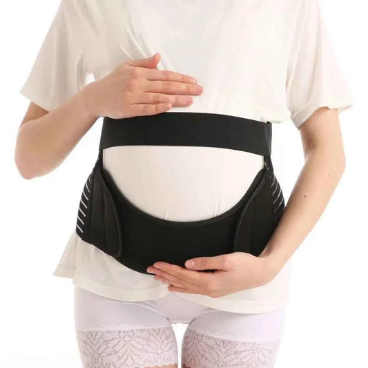 Adjustable Pregnant Women Belts Breathable Elastic Maternity Belly Band Soft Detachable Abdominal Support Brace