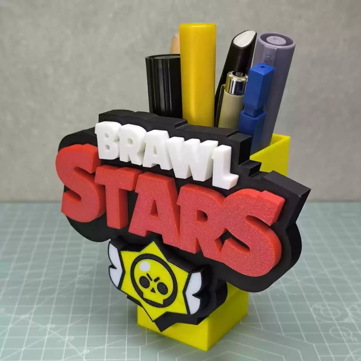 In Stock Supercell Game Peripheral Champion Trophy Game Launcher Pen Holder Small Model Desktop Ornament  Peripherals Bs Gift SS69 18.69 pen holder