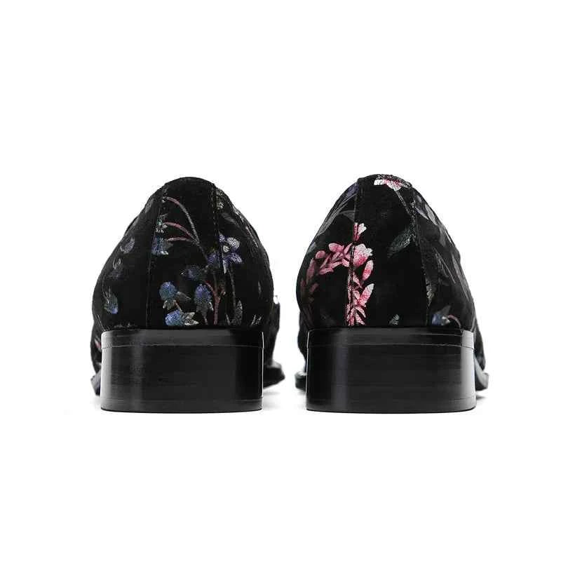 Special Square Toe Men's Shoes Slip on Genuine Leather Dress Men Party, Business, and Wedding Shoes men