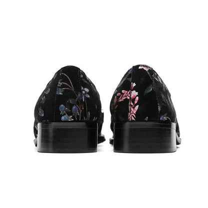 Special Square Toe Men's Shoes Slip on Genuine Leather Dress Men Party, Business, and Wedding Shoes men