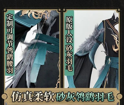 Halloween XIAO Costumes Hanfu Game Genshin Impact XIAO clothes Cosplay Costume Anime Costume Outfit Full Set