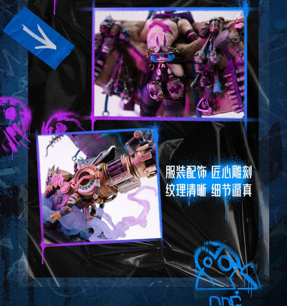 Original LOL Jinx League of Legends Arcane：League of Legends PVC Anime Character Figure Collectibles Model Ornament Toy Gifts SS69