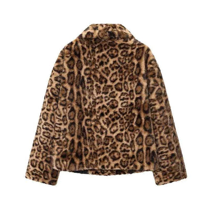 MUJER Faux Fur Coat Plush Fluffy Women's Jacket 2025 Woman Autumn Winter New in Outerwears White Red Gray Black Blends Coats