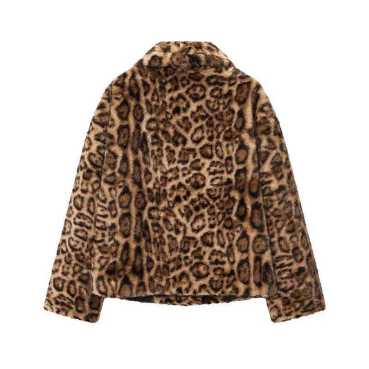 MUJER Faux Fur Coat Plush Fluffy Women's Jacket 2025 Woman Autumn Winter New in Outerwears White Red Gray Black Blends Coats