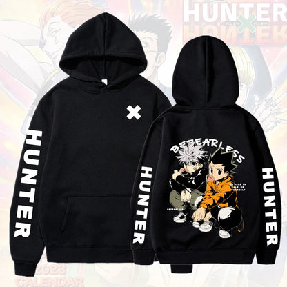 Hunter X Hunter Japan Anime Men Women Hoodies Killua Zoldyck Gon Harajuku Unisex Pullover Casual Plus Size Sweatshirt Streetwear SS69