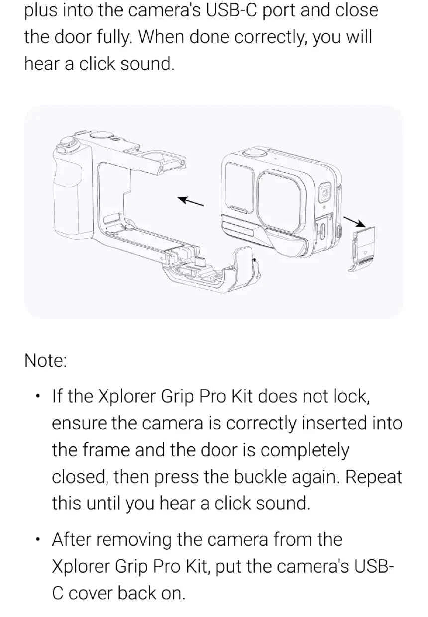 Insta360 Xplorer Grip Pro Kit Built-in 2010mAh Battery Handle Street Photography for Insta 360 Ace Pro 2 Original Accessories