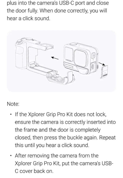 Insta360 Xplorer Grip Pro Kit Built-in 2010mAh Battery Handle Street Photography for Insta 360 Ace Pro 2 Original Accessories