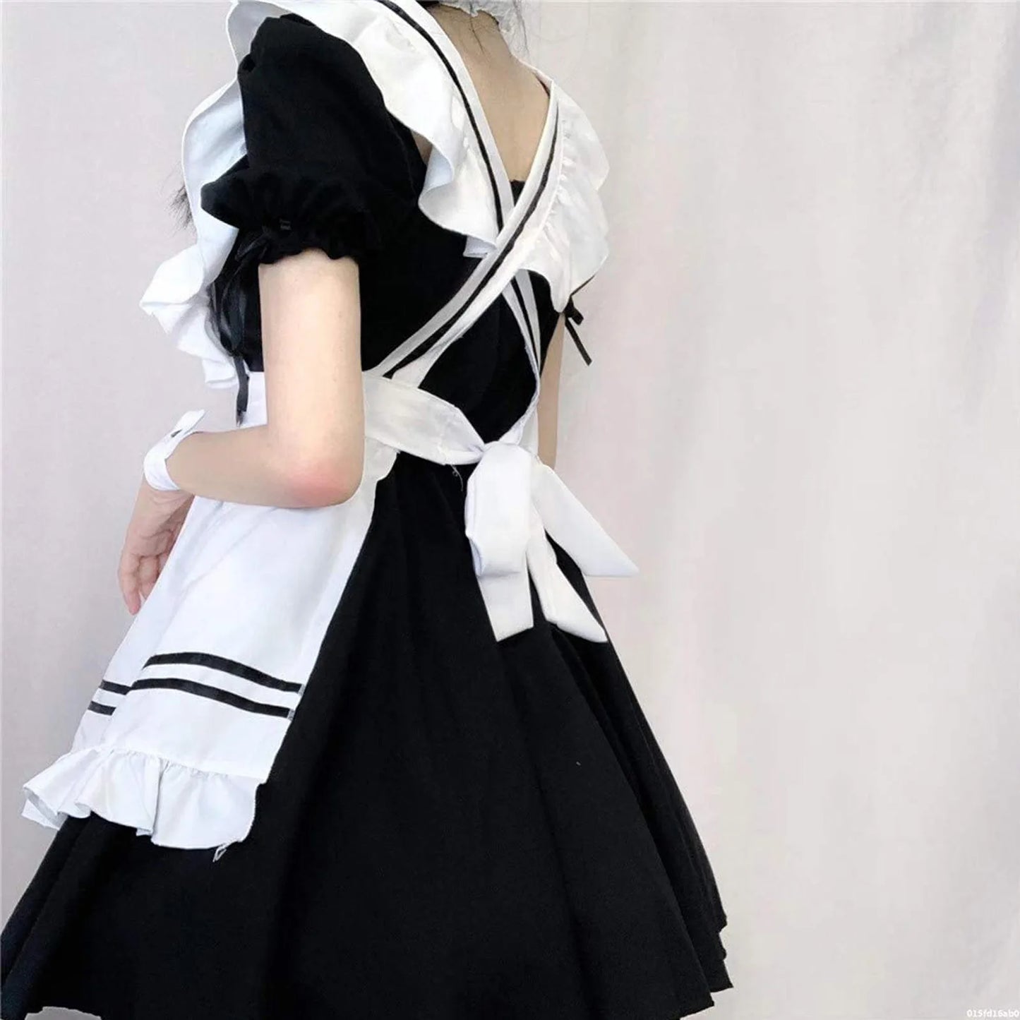 Black Pink Lolita Maid Costumes Cute Girls Women Lovely Maid Cosplay Costume Animation Show Japanese Outfit Dress Clothes S-5XL - SS69