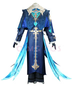 Genshin Impact Neuvillette Cosplay Costume Adult Carnival Uniform Wig Anime Halloween Party Costumes Masquerade Women Game