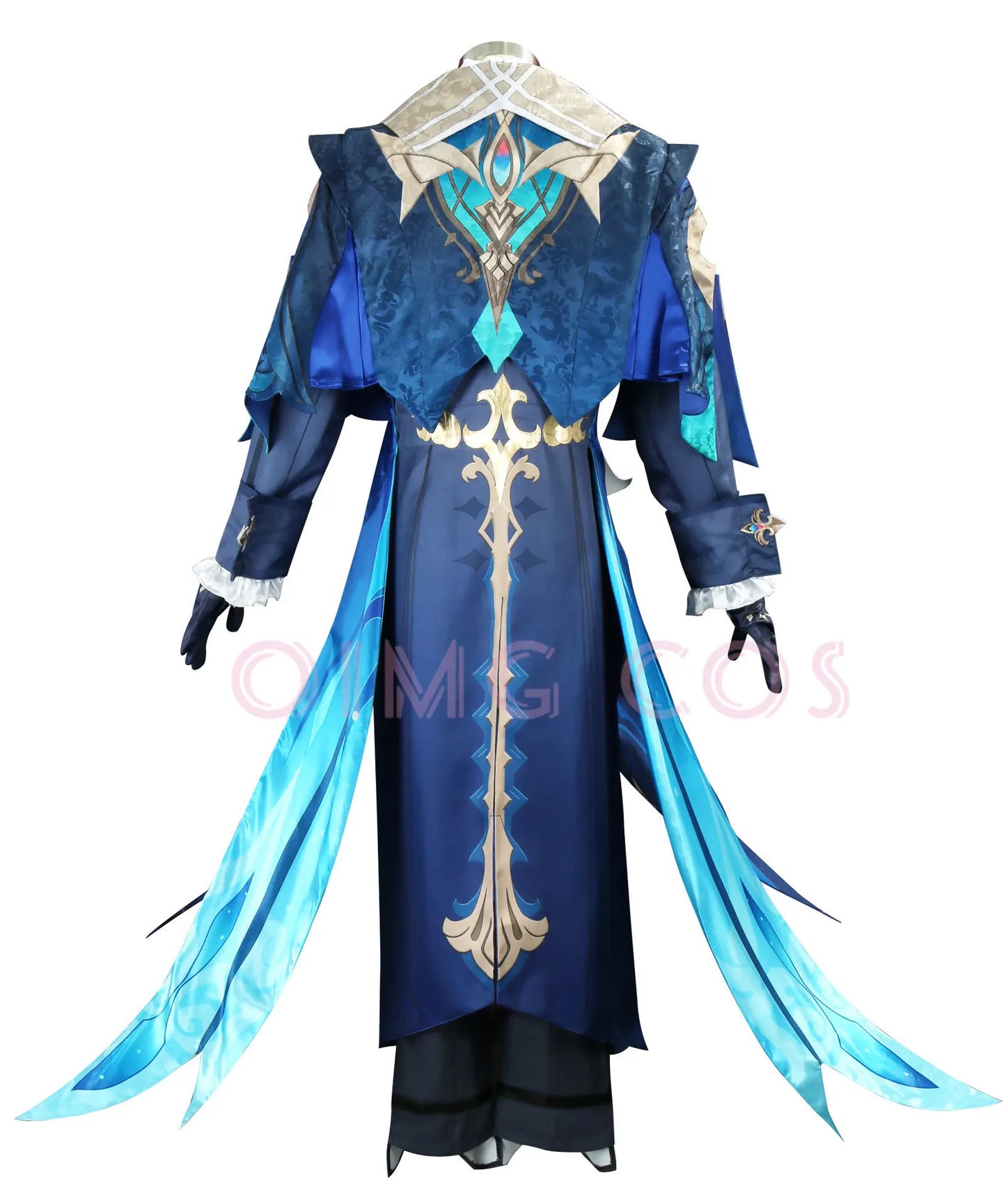Genshin Impact Neuvillette Cosplay Costume Adult Carnival Uniform Wig Anime Halloween Party Costumes Masquerade Women Game
