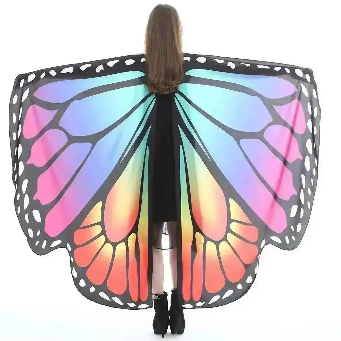 Adult Butterfly Wings Cape for Women Cosplay Costume