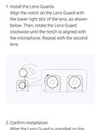 Insta360 X5 Lens Guard Protector Standard or Premium Tempered Glass For Insta 360 X5 Original Accessories
