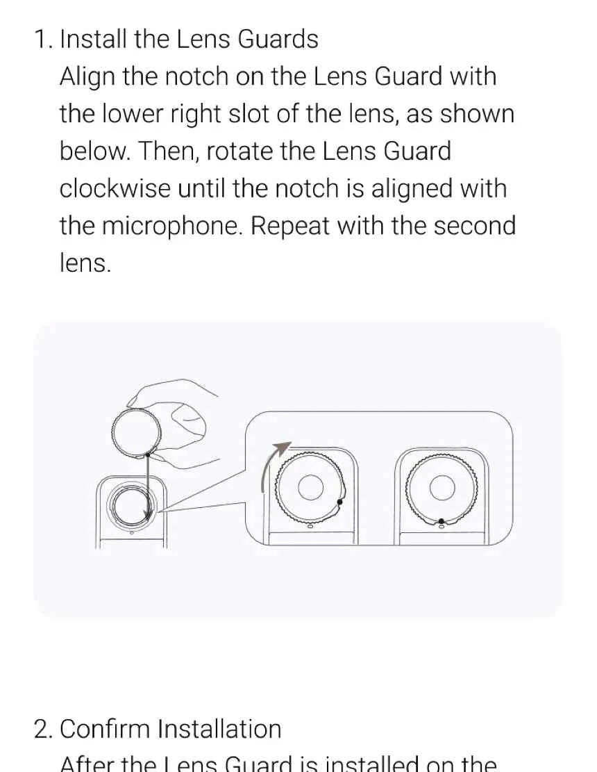 Insta360 X5 Lens Guard Protector Standard or Premium Tempered Glass For Insta 360 X5 Original Accessories