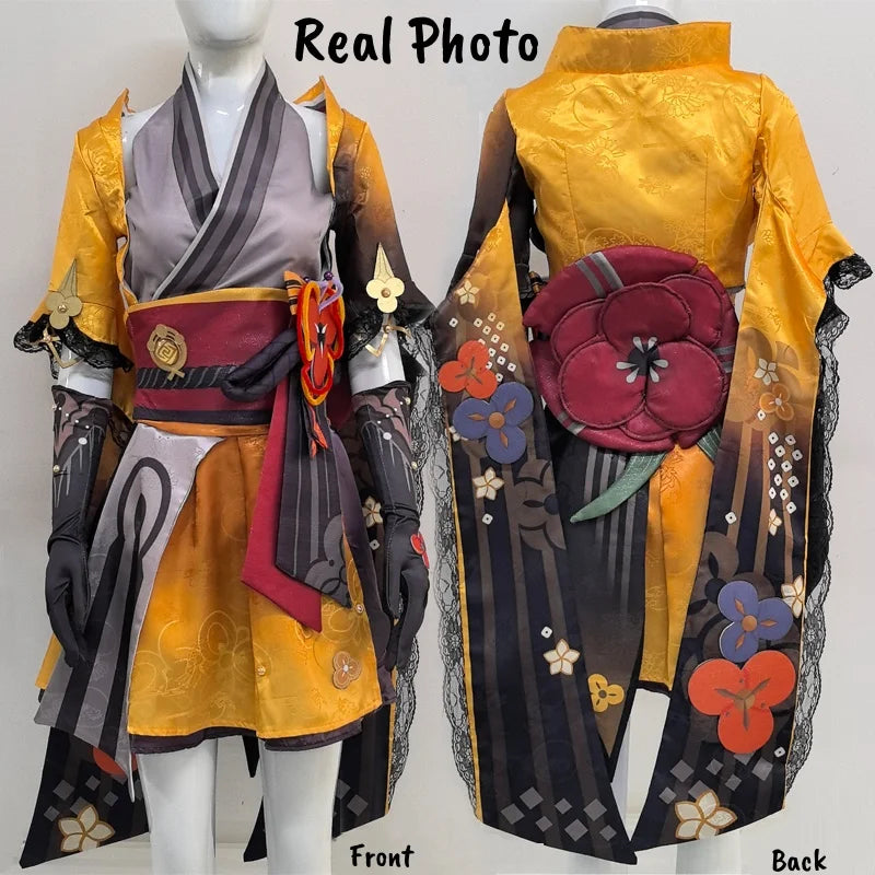 Genshin Impact Chiori Cosplay Costume Women's Anime Uniform Set