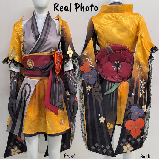 Genshin Impact Chiori Cosplay Costume Women's Anime Uniform Set
