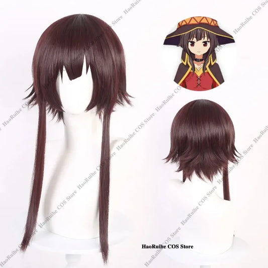 Megumin Cosplay Costume Set with Dress, Cloak, and Hat - KonoSuba Sorceress