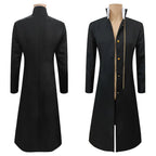 JoJo's Bizarre Adventure Jotaro Kujo Cosplay Costume Black Coat Jacket Halloween Party Outfits