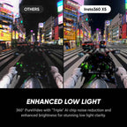 Insta360 X5 - Waterproof 8K 360° Action Camera, Leading Low Light, 3-Hour,Triple AI Chip Design Battery,