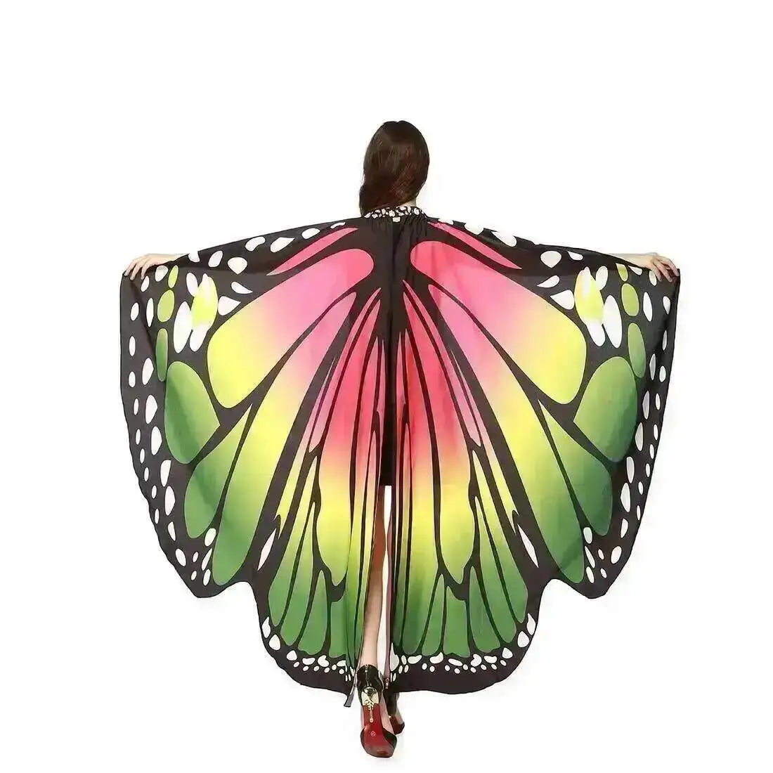 Adult Butterfly Wings Cape for Women Cosplay Costume