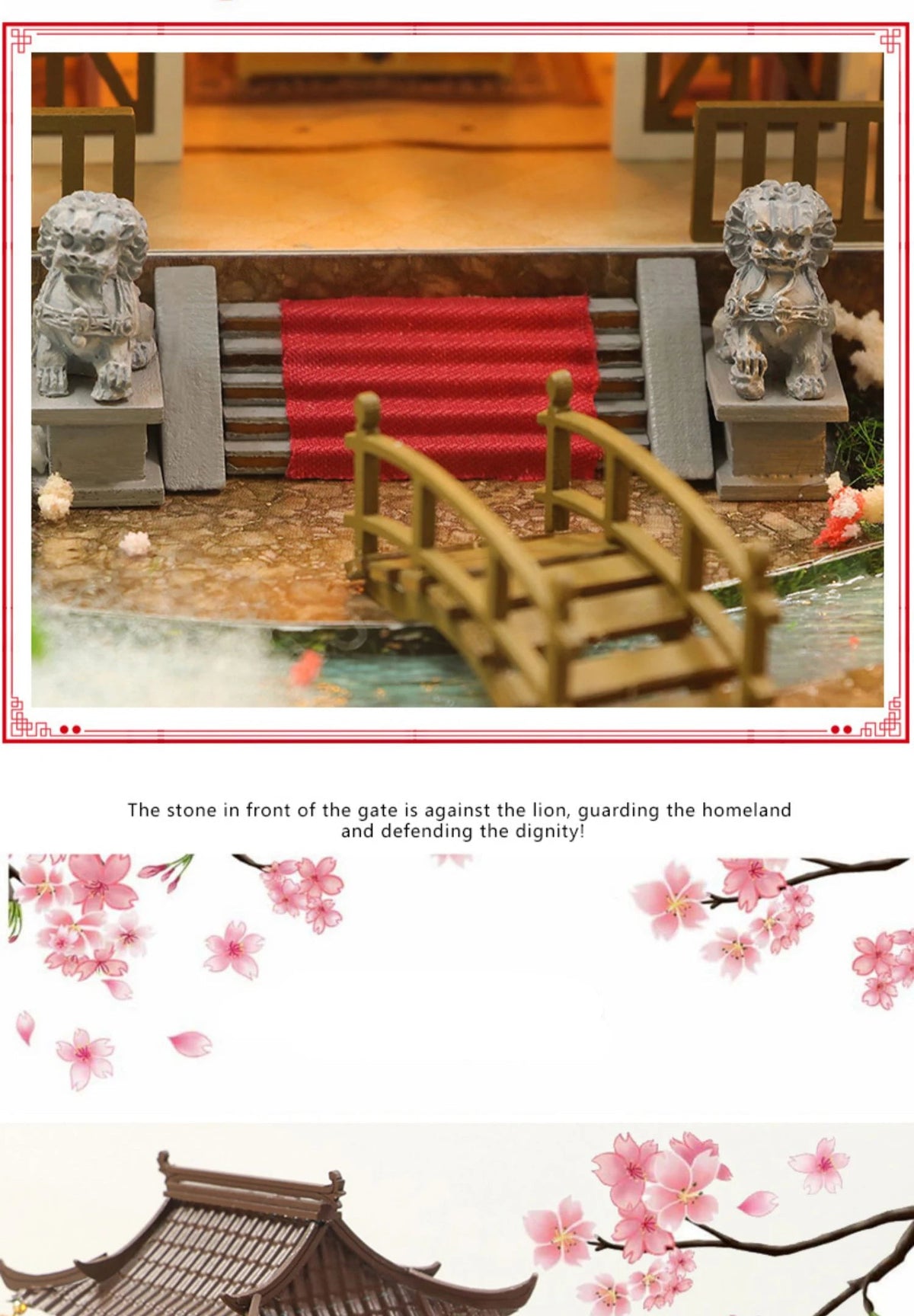 DIY Wooden Chinese Ancient Casa Miniature Building Kits Bookend With Lights Assembled Bookshelf Home Decoration Friends Gifts SS69