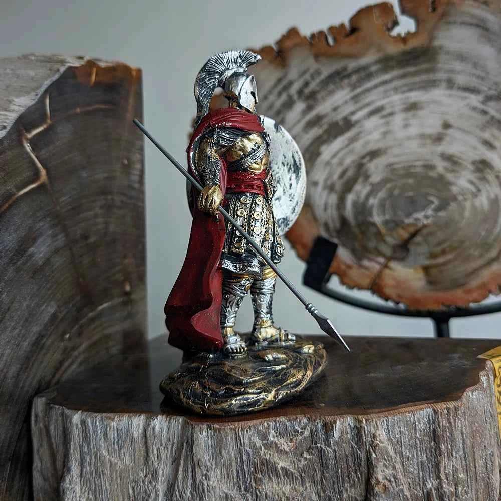 New Retro Spartan Character Craft Figurine Light Luxury Ornaments Home Bedroom Decor Accessories Boyfriend Gift Ideas Collection