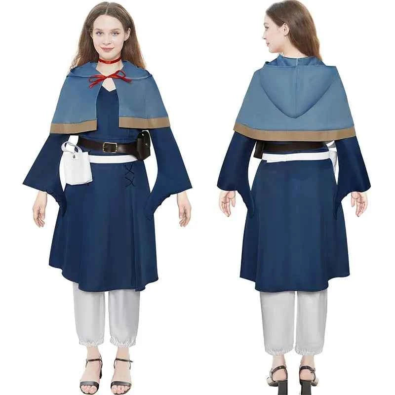 Marcille Cosplay Costume Anime Delicious Dungeon Full Set Women's Halloween Carnival Outfit for Comic Con