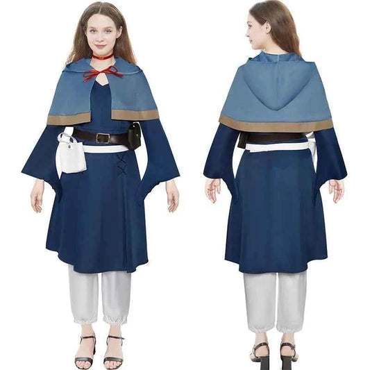 Marcille Cosplay Costume Anime Delicious Dungeon Full Set Women's Halloween Carnival Outfit for Comic Con