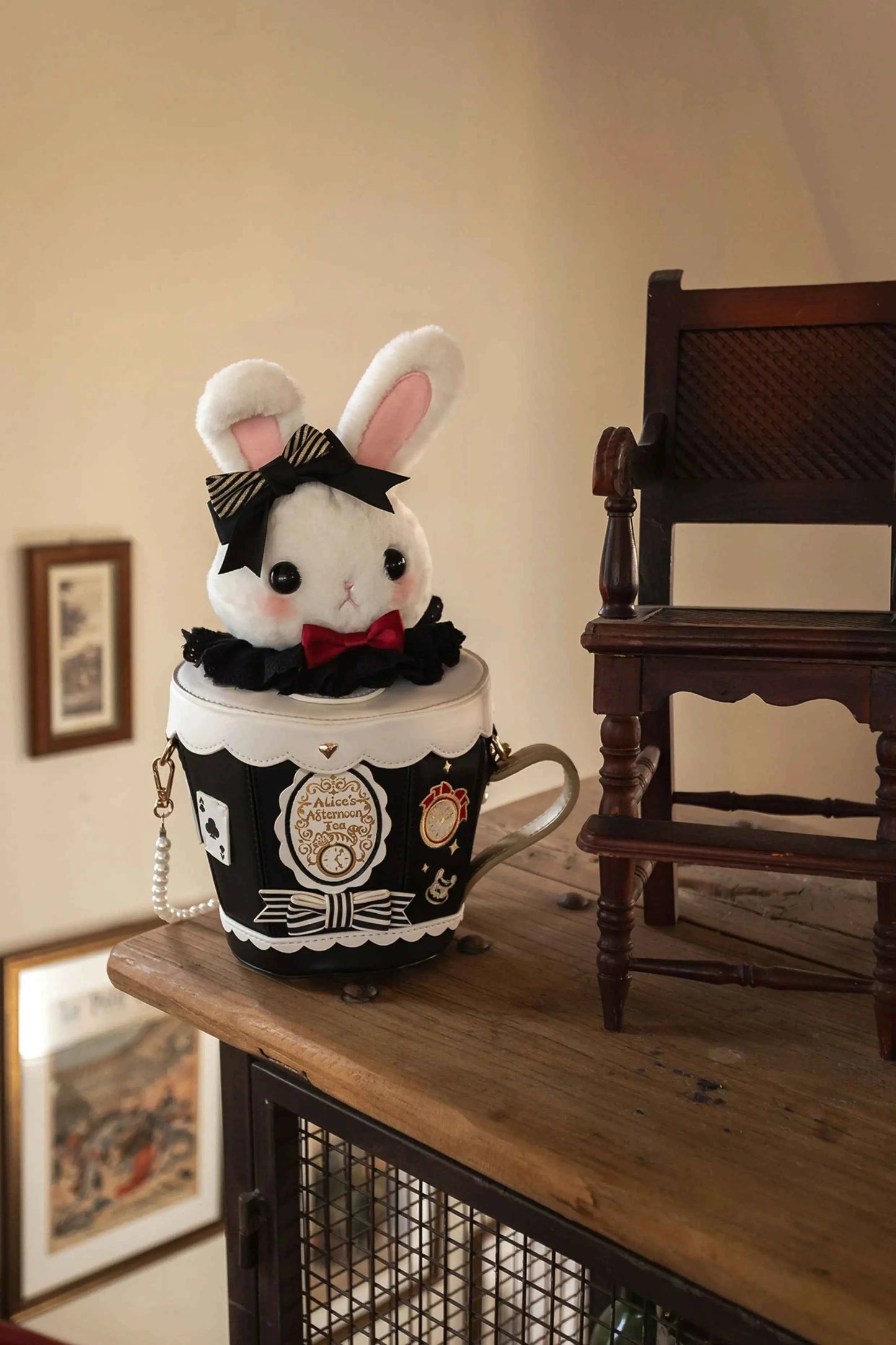 Japanese Original Lolita Cartoon Cute Rabbit Plush Shoulder Bag Sweet Kawaii Jk Uniform Oblique Span Bag