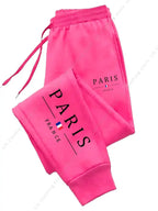 2025 New Hot Sale PARIS Jogger Pants for Women's Trousers High quality Autumn Winter Fleece Casual Sports Sweatpants Women Pants