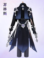Game Impact Kyryll Chudomirovich Flins Cosplay Costume Wig Hair for Men Halloween Party Carnival Role Paly Outfits