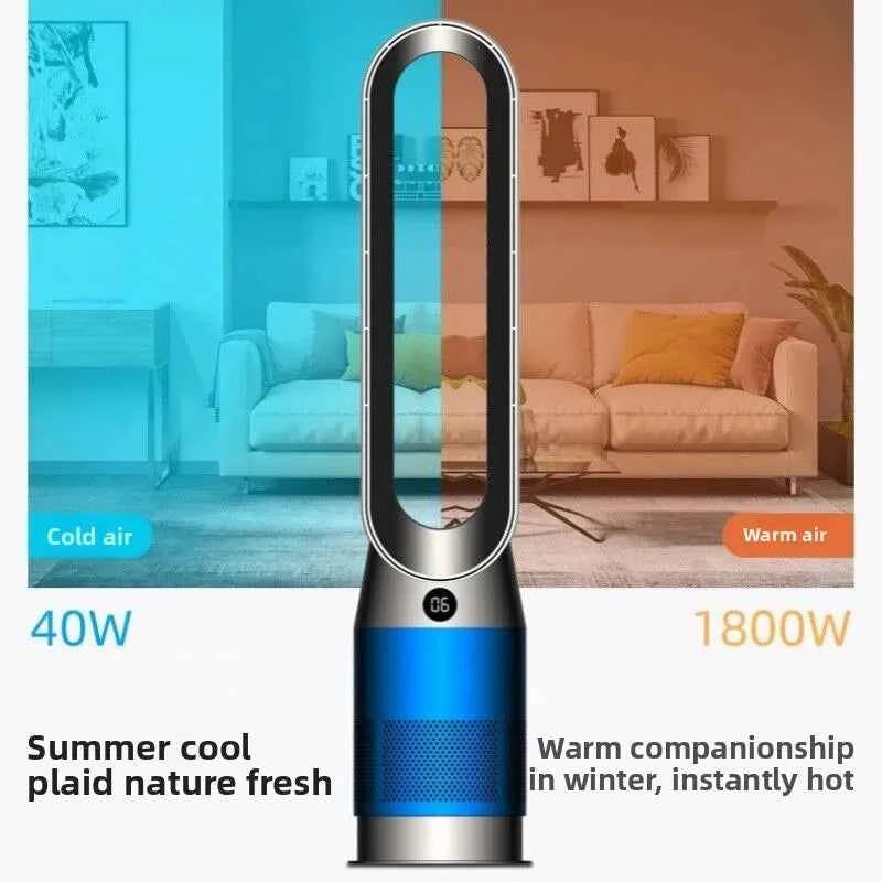42 Inch Cooling And Heating Fan Adjustable Thermostat Control Energy Saving eco Mode Low Noise Bedroom Fan Remote Control