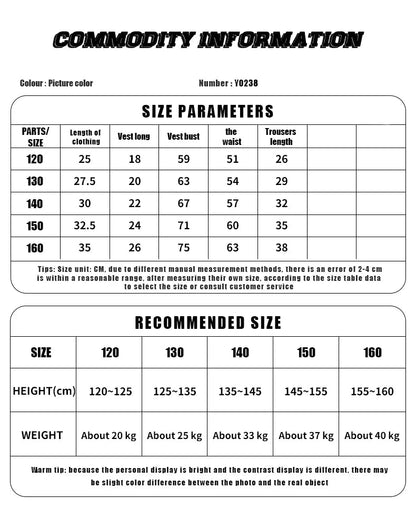 ZZL K-pop Stage Girls' Fashionable Outfit Jazz Dance Performance Suit Kids Hip-hop Fashion Costume Cool Children's Runway Wear SS69