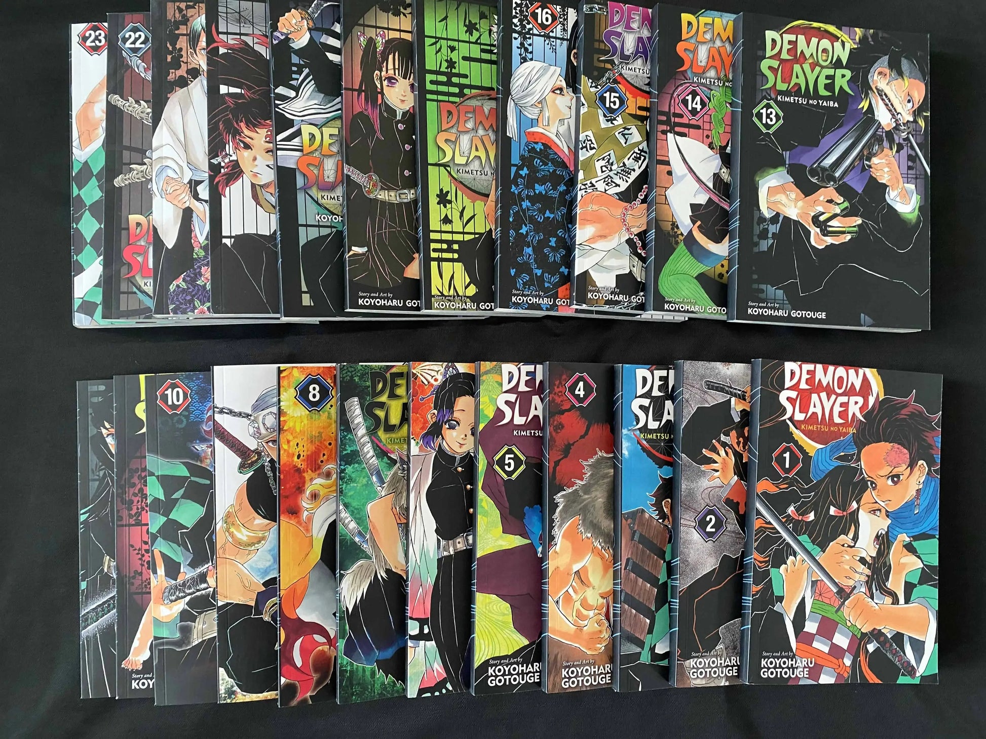 Demon Slayer Kimetsu No Vol 1-23 Yaiba Japan Youth Teen Fantasy Science Mystery Suspense Manga Comic Book Manga Books in English SS69