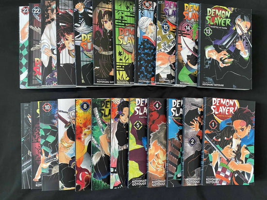 Demon Slayer Kimetsu No Vol 1-23 Yaiba Japan Youth Teen Fantasy Science Mystery Suspense Manga Comic Book Manga Books in English SS69