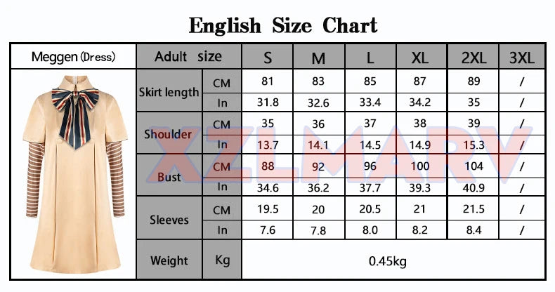 SS69 MEGAN Cosplay Dress for Girls and Women AI Doll Robot Halloween Costume