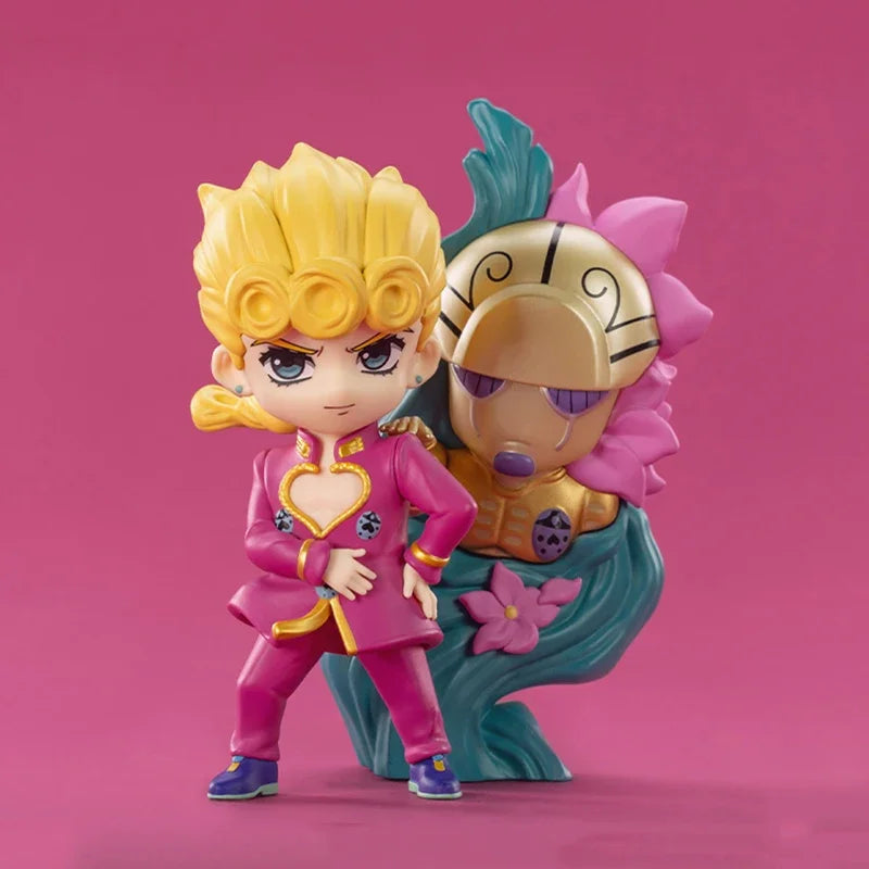 POP MART GONG JOJO's Bizarre Adventure Golden Wind Series Mystery Box Genuine Blind Box Guess Toys Bag Ornament Figurines Home